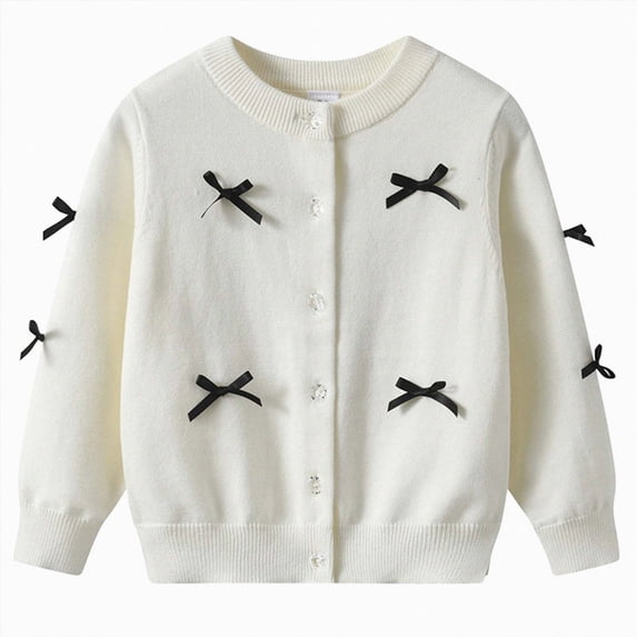 Toddler Boys Girls Knitted Cardigan Sweater Kids Plain Warm Sweaters Long Sleeve Button Down Jacket Fall Winter Thermal Tops 6-12 Months 12-24 Months 2T 3T 4T 5T 6T 7T 8T 9T Children 1-2 Years