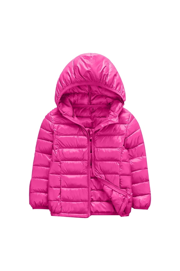 Toddler Boys Girls Lightweight Down Puffer Jacket Kids Waterproof Packable Hooded Coats Winter Warm Snow Outerwear