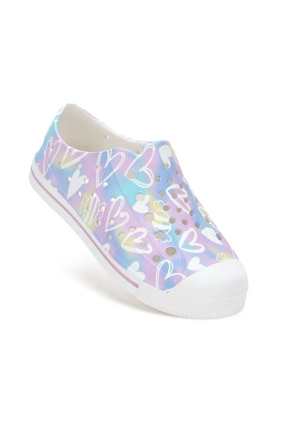 Toddler Gilrs Sandals Kids Water Shoes Summer Sneakers, Colorful Heart, Size 13