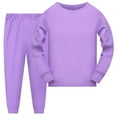 thumbnail image 1 of Toddler Boy Clothes Set Girls Long Sleeve Solid Prints T Shirt Tops Long Pants Outfits Fall Winter Outfit,Size 7 Years-8 Years, 1 of 3