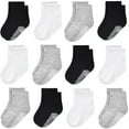 thumbnail image 1 of Toddler Boys Girls Non Slip Socks 12 Pairs Anti Skid Sticky Baby Socks Cotton Socks for 0-7 Years Little Kids Infants, 1 of 7