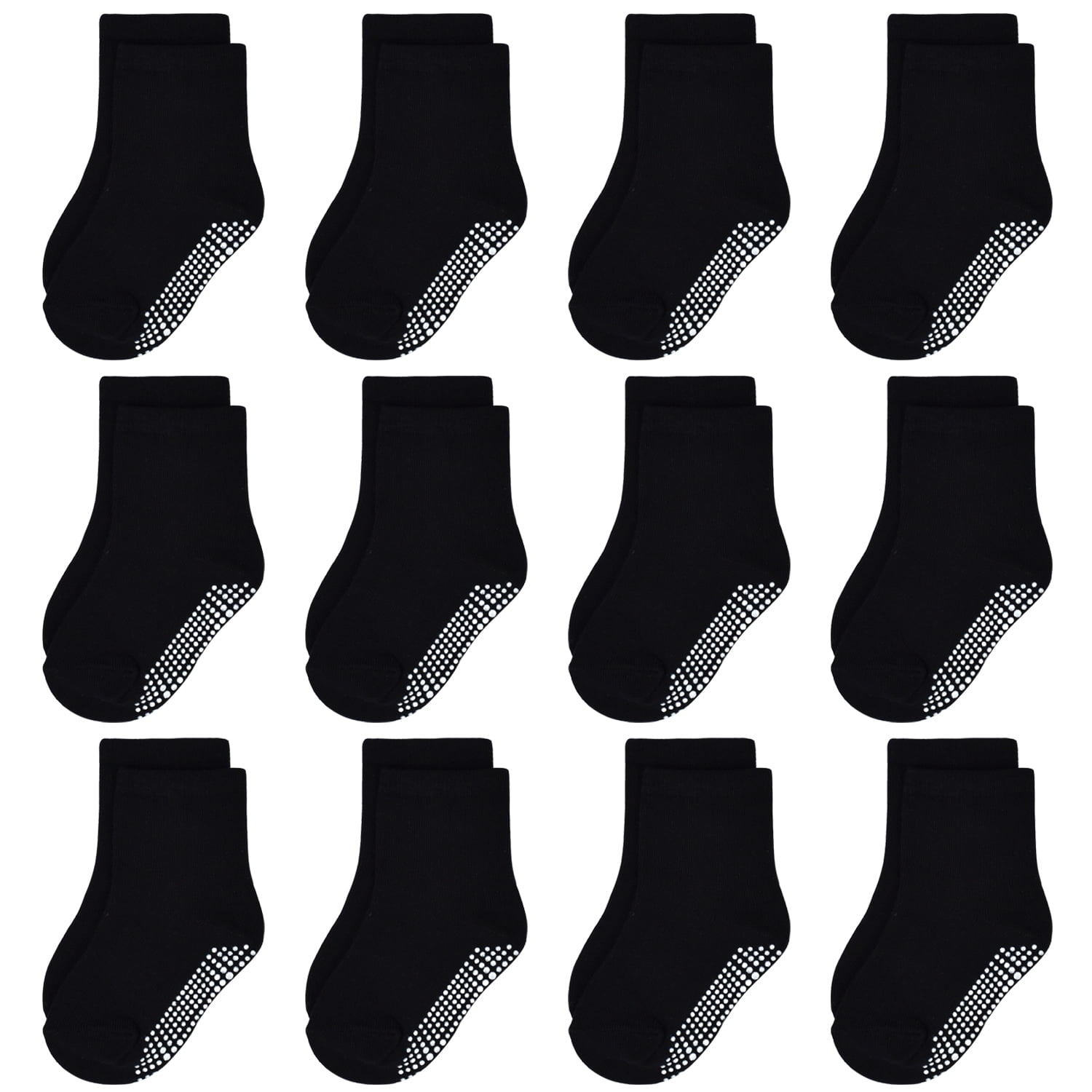 Toddler Boys Girls Non Slip Socks 12 Pairs Anti Skid Sticky Baby Socks Cotton Socks for 07