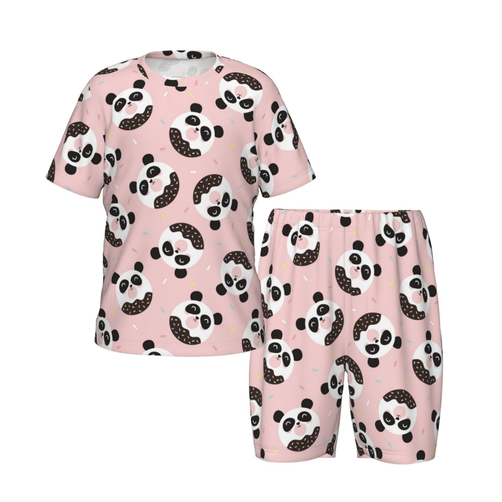 Toddler Boys Girls Pajamas Donut panda Soft Comfort Kids Pajamas