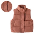 thumbnail image 1 of Toddler Boys Girls Puffer Vest Toddler Boys Girls Winter Vest Light Weight Down Vest with Zip Up Cute Jackets with Sleeveless Winter Outfits 18-24 Months, 1 of 3