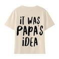 thumbnail image 1 of Toddler Boys Girls Shirts Cute Print Short Sleeve Cotton Round Neck Children's Funny Casual Clothes Tops for Kids Size 5-6T, 1 of 9