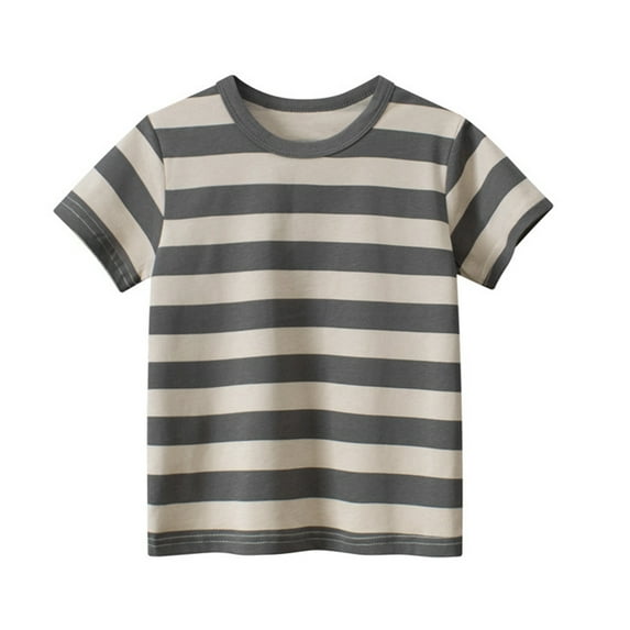 Toddler Boys Girls Short-Sleeve T-Shirt Tops Kids Summer Tee 1-6T