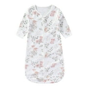 Toddler Boys Girls Sleeping Bag Wearable Blanket Zip Up Swaddle Wrap Size 12-18 Months