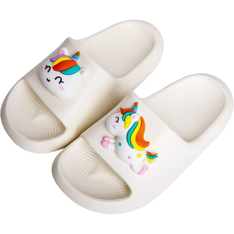 Toddler Boys Girls Slippers Bunny Unicorn Pillow Sandals Summer