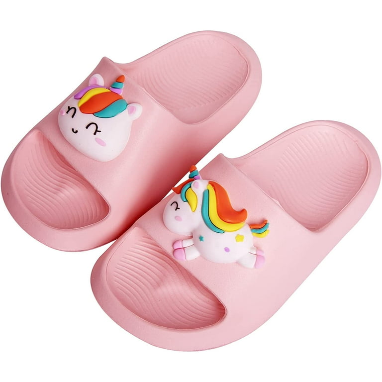 Toddler Boys Girls Slippers Bunny Unicorn Pillow Sandals Summer