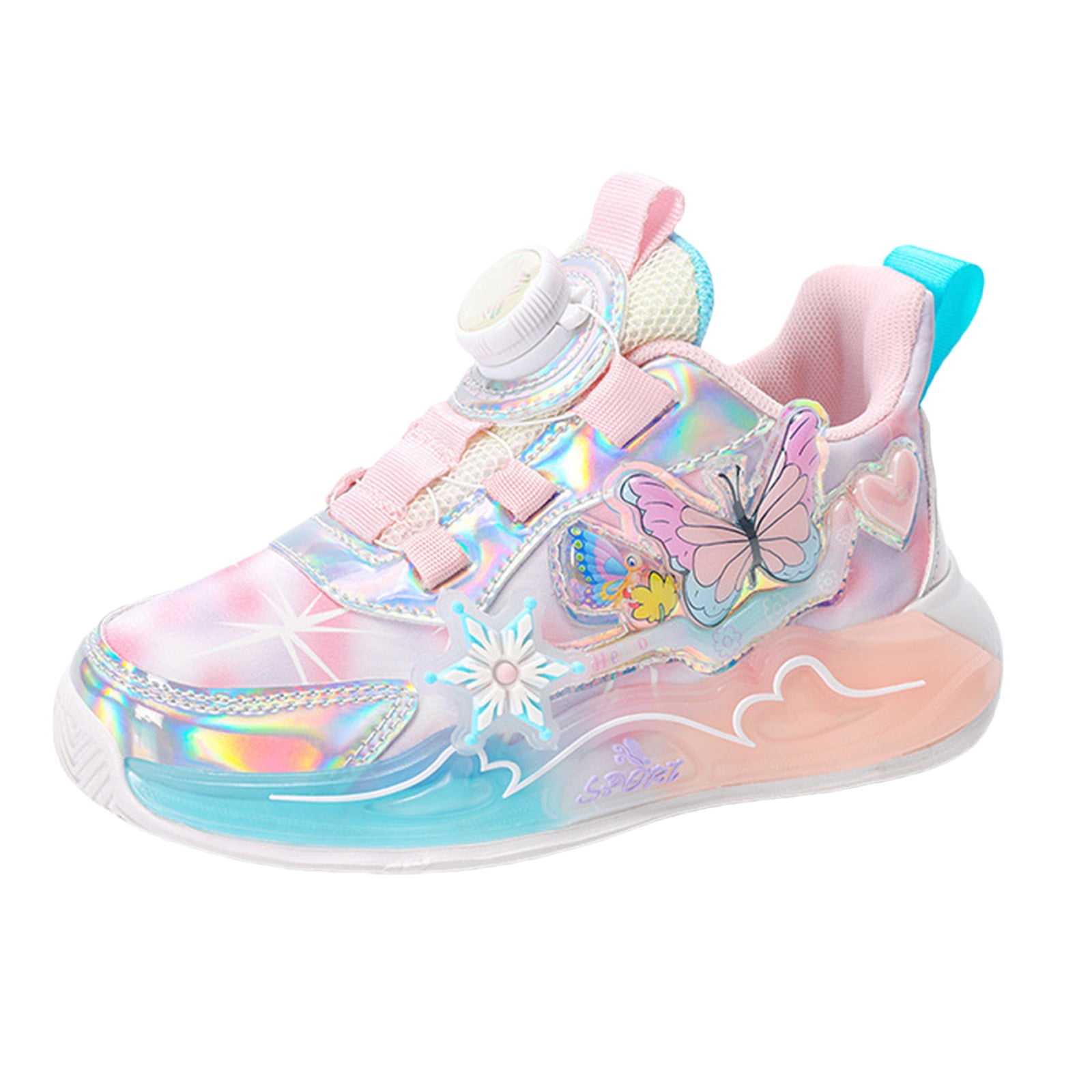 Sngxgn Kids Sneakers Toddler Flash Breathable Light Up Shoes
