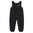 thumbnail image 1 of Toddler Boys Girls Snow Pants Winter Warm Down Coat Jumpsuit Classic Windproof Ski Snow Bib Overalls Snowsuit with Pockets Black 2-3 Years, 1 of 4