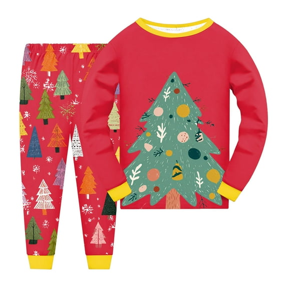 Toddler Boys And Girls Suit Long Pants Regular Long Sleeved Round Neck 3d Printed Long Sleeve Sweatshirt Tops Pants Set for 0 6 12 18 24 M 1t 2t 3t 4t 5t 6t (7-8 Years,Red)