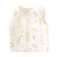 thumbnail image 1 of Toddler Boys Girls Vest Button Down Sleeveless Cute Print Quilted Jackets Fall Winter Lightweight Cotton Outwear Vests (2-3 Years, Multicolor-E), 1 of 5