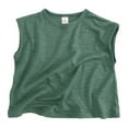 thumbnail image 1 of Toddler Boys Girls Vest T-Shirt Sleeveless Summer Crewneck Outside Wear Solid Color Vest 1-7Y, 1 of 6