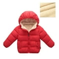 thumbnail image 1 of Toddler Boys Girls Winter Coat Lightweight Water-Resistant with Hood Down Jacket Little Girl Clothes 18-24 Months, 1 of 4