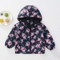 thumbnail image 1 of Toddler Boys Girls Winter Coat Printed Jacket with Pockets for 12Mouth-6Years Unisex Kids Children Long Sleeve Hooded Full Zipper Autumn Jacket Windbreaker Hot Pink 5 Years, 1 of 10