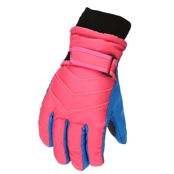 Toddler Boys Girls Winter Gloves, Lightweight Breathable Ski Gloves for Kids, Adjustable Wrist Snow Mittens Full Finger for Outdoor Activities Cycling Skiing Playground