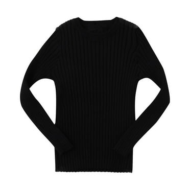 Toddler Boys Girls Winter Long Sleeve Knit Sweater Warm Sweater for Children Clothes Winter Fall Sweatshirts Classic Fit