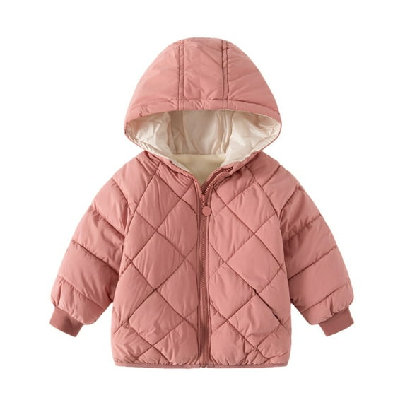 Toddler Boys Girls Winter Warm Coats Hooded Jacket Snowsuit Outerwear Hoodies 1-7T
