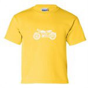 Toddler Boys Graphic Motorcycle Short Sleeves T-Shirt. Sizes 2T-5T