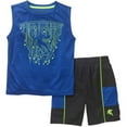 thumbnail image 1 of Toddler Boys' Graphic Tank and Jersey Shorts Sporty Outfit Set, 1 of 1
