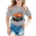 thumbnail image 1 of Toddler Boys Halloween Shirt Funny Kids Short Sleeve Spooky Season Fall Clothes, 1 of 3