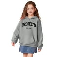 thumbnail image 1 of Toddler Boys Hoodie Long Sleeve Lightweight Pullover Loose Sweatshirt Letter Graphic Hooded Warm Fall Winter Clothes Girl Clothes 3T, 1 of 5