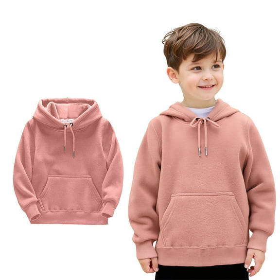 Toddler Boys Hoodie Long Sleeve Pullover Hoodie Sweatshirt Pink Hoodies kids Fall Winter Clothes Toddler Girls Clothes3T