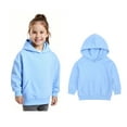 thumbnail image 1 of Toddler Boys Hoodies Light Blue Hoodies Casual Long Sleeve Sweatshirts Warm Fall Winter Clothes Kids Clothes Girls Size 12-24 Months, 1 of 3