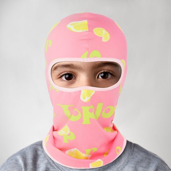 Toddler Boys Kids Winter Balaclava Hat Ski Mask Cold Weather Windproof Full Face Cover Thermal Warm Liner Neck Hood for Skiing Cycling Snowboarding