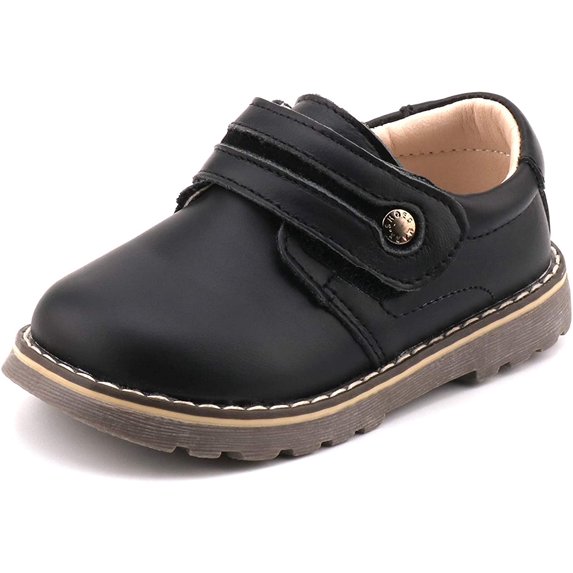 Toddler Boys Leather Loafers Comfort Uniform Oxford Dress Wedding Shoes