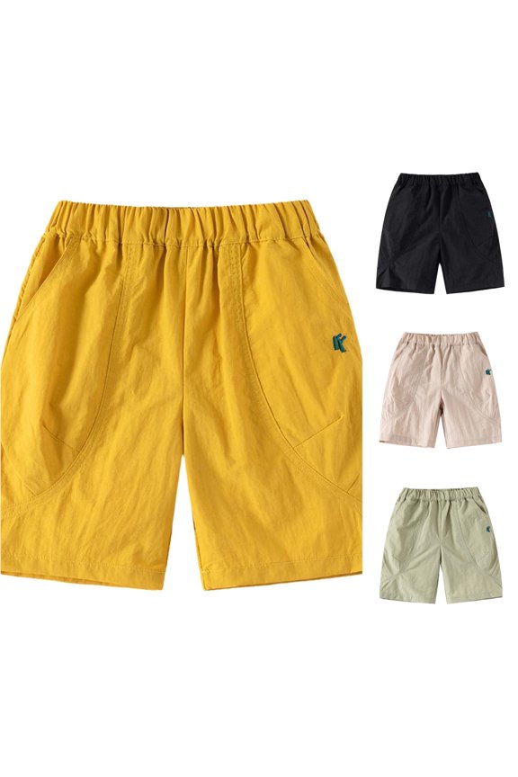 Toddler Boys' Loose Fit Casual Shorts Breathable 5 Point Play Pants for Everyday Outdoor Activities 2t Boys Summer Clothes Clothes for Toddlers Boys Jean Shorts Size 8 Short Boy Shorts