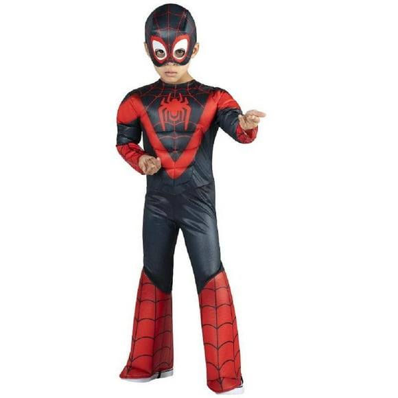 Toddler Boys' Marvel Miles Morales Spider-Man Costume by Jazwares - Size 3T-4T