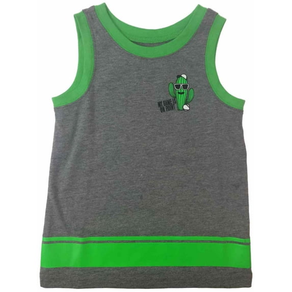 Toddler Boys My Game Is On Point Tank Top Athletic Baseball Muscle Shirt 3T