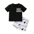 thumbnail image 1 of Mrzhqd Toddler Boys Outfit Sets Baby Cotton Print Spring Summer Short Sleeve Tshirt Tops Shorts Outfits Set Clothes, 1 of 8