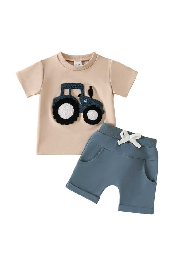 Toddler Boys Outfits 3T Set Toddler Boys Clothes Mesh Athletic Summer Short Sleeve T-Shirt and Shorts Kids Outfit Set 3-10 Year