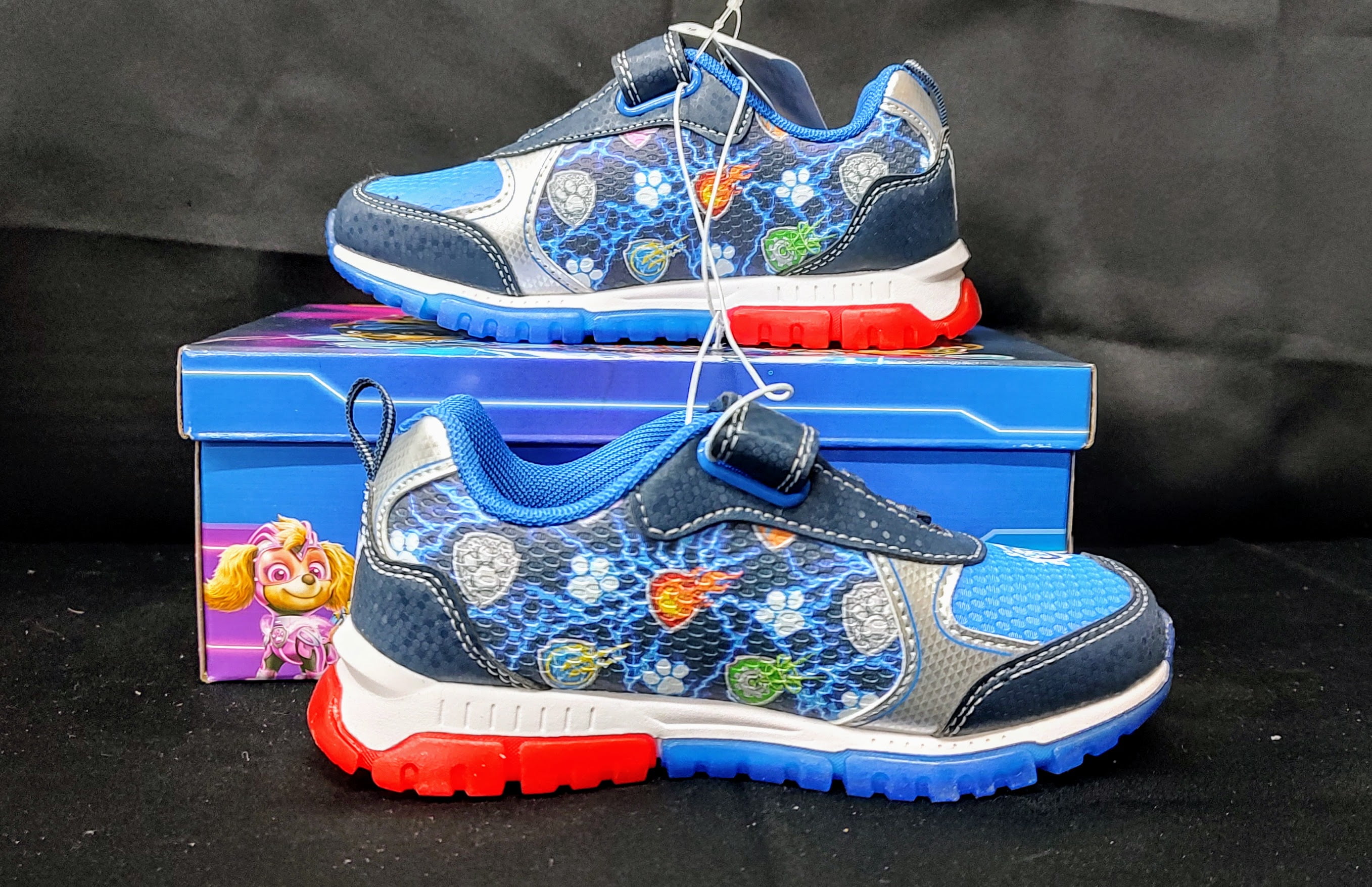 Toddler Boys' PAW Patrol Light-Up Sneakers - Blue 13