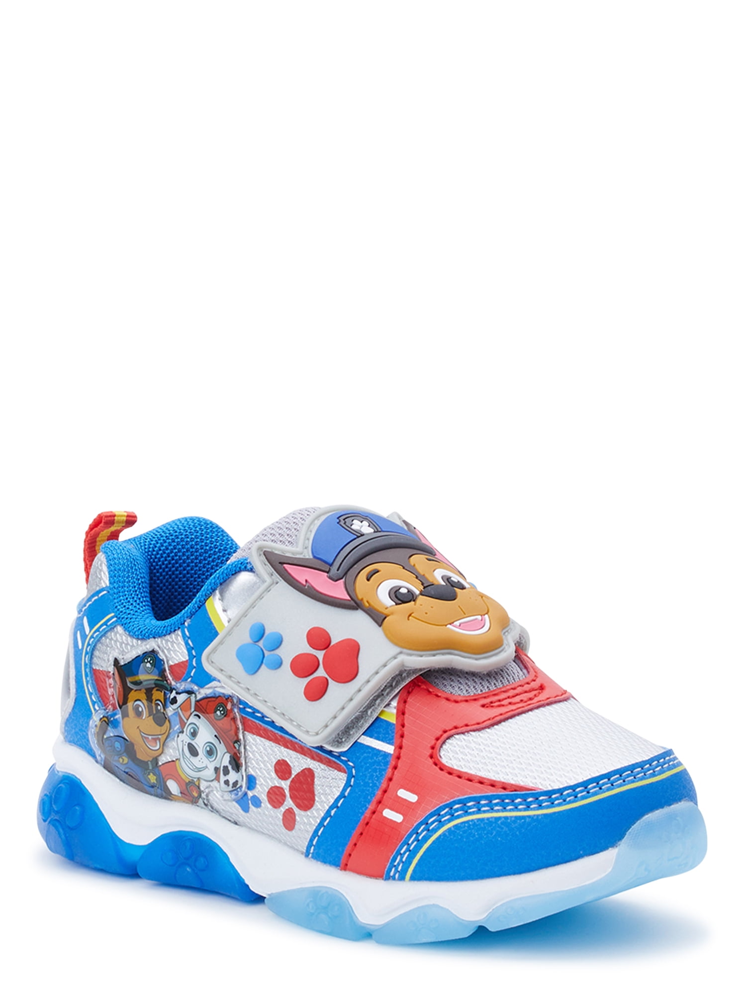 Toddler Boys Paw Patrol Athletic Sneaker with Lights Sizes 7-12 