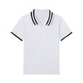 thumbnail image 1 of Toddler Boys Polo Shirts White Boys Uniform Shirts Kids Short Sleeve Shirts Tee Tops Clothes 3-4 Years, 1 of 3