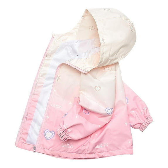 Toddler Boys Raincoat Waterproof,Lightweight Kids Rain Jacket Windbreaker Outwear Coat Girls Hooded Jacket