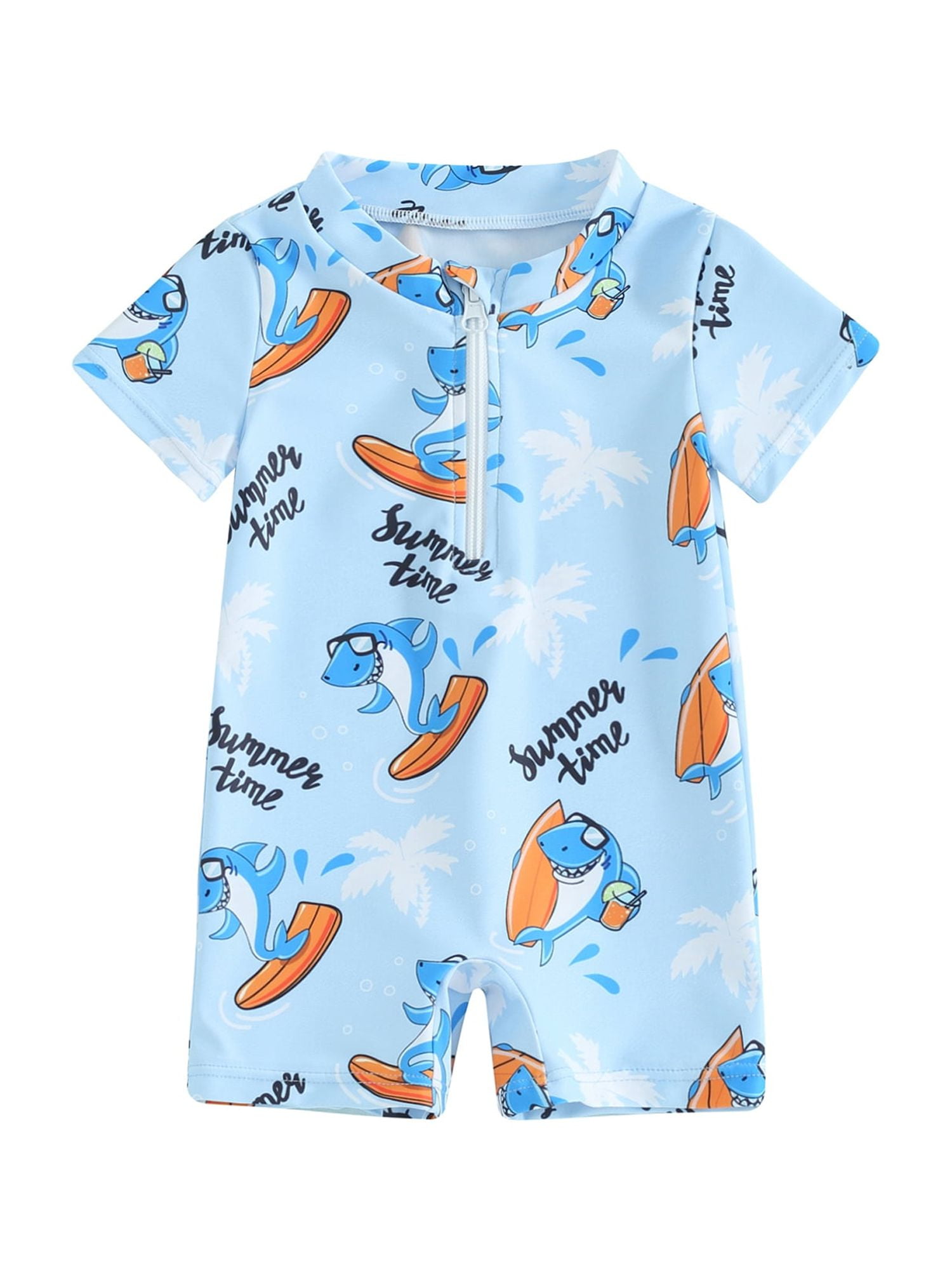 Yuanyu Kids Girl One Piece Swimsuits Rash Guard Swimwear Long Sleeve Zipper Front Bathing Suit - Foto 14