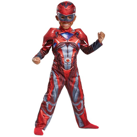 Toddler Boys Saban's Power Rangers Red Ranger Muscle Torso Costume 2T