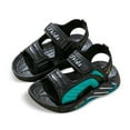 thumbnail image 1 of Toddler Boys Sandals Open Toe Strap Design Lightweight Outdoor Casual Beach School Shoes for Kids Size 2-2.5T, 1 of 4