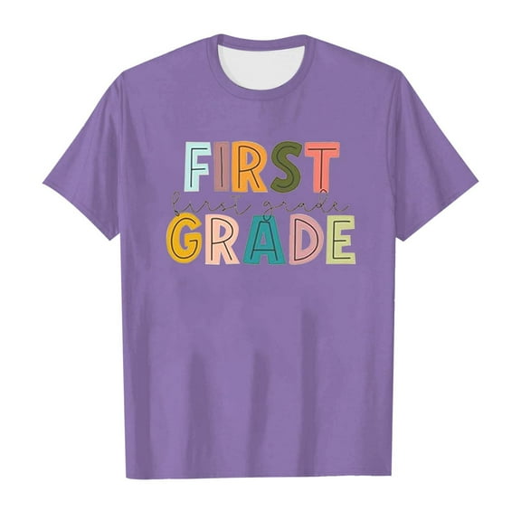 Toddler Boys Shirts 100th Day of School Shirt Kids Short Sleeve Toddler Boy Graphic Tees Girls Tee Shirts for Kids 3-4 Years