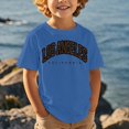 thumbnail image 1 of Toddler Boys Shirts Los Angeles Shirt Graphic Letter Print Short Sleeve Summer Crewneck Tops Basic Tees Kids Clothes Girls Size 3-4 Years, 1 of 3