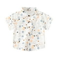 thumbnail image 1 of Toddler Boys Shirts Short Sleeve Button Down Graphic Shirts Casual Summer Holiday Vocation Beach Shirts, 1 of 3
