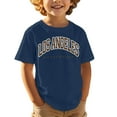 thumbnail image 1 of Toddler Boys Shirts & Tops Letter Print Cute Crew Neck Short Sleeve Loose Casual Sports Comfortable Pullover Tee Shirts Outwear,Blue,8-9 Years, 1 of 4