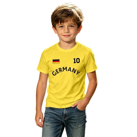 Toddler Boys' Short Sleeve Crew Neck T-Shirt Graphic Pattern Printed T Shirts Size 140
