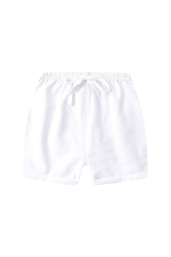 Toddler Boys Shorts, Summer Cotton Thin Five Point Pants, Blue, 3-4 Years, Casual Beach Wear