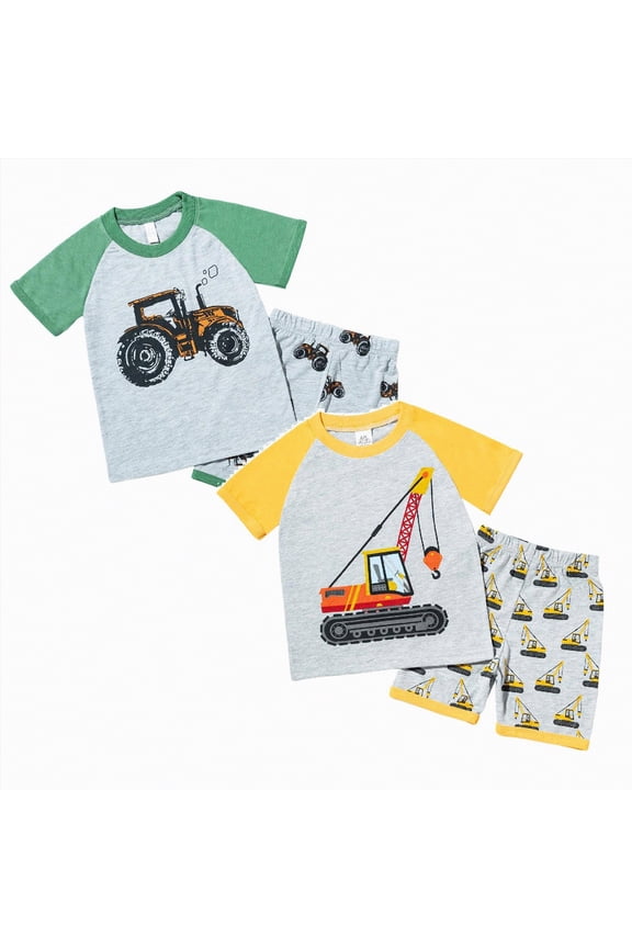 Toddler Boys Shorts and Shirts Toddler Baby Girl Summer Ensemble Paisley Print Short Sleeve Top and Elastic Ponte Shorts